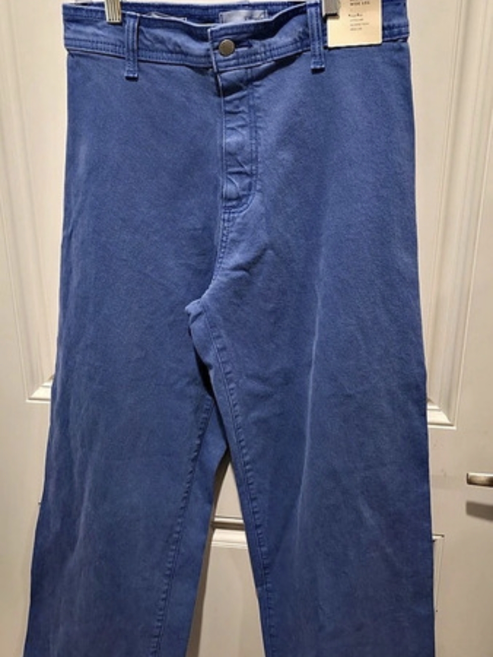 Women's Wide Leg Pants in Blue Size 8 NWT